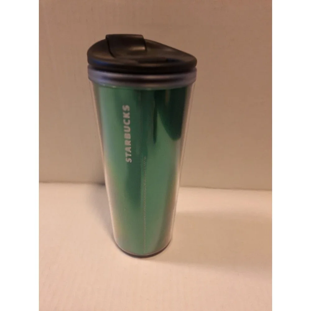 Starbucks 2020 Holiday Green Mermaid Logo Acrylic Mug/Tumbler 16 oz Flip Lid